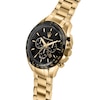 Thumbnail Image 4 of Maserati Traguardo Men's Black Chronograph Dial Gold Tone Bracelet Watch