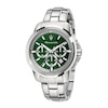 Thumbnail Image 1 of Maserati Successo Men's Green Chronograph Dial Stainless Steel Bracelet Watch