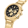 Thumbnail Image 3 of Maserati Stile Men's Black Chronograph Dial Gold Tone Bracelet Watch