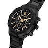 Thumbnail Image 4 of Maserati Stile Men's Patterned Black Chronograph Dial Black Bracelet Watch