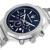 Thumbnail Image 4 of Maserati Stile Men's Blue Chronograph Dial Stainless Steel Bracelet Watch