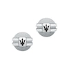 Thumbnail Image 1 of Maserati Black Ion Plated Logo Detailed Stainless Steel Cufflinks