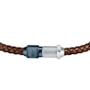 Thumbnail Image 1 of Maserati Men's Plaited Brown Leather Bracelet