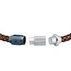 Thumbnail Image 2 of Maserati Men's Plaited Brown Leather Bracelet