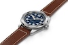 Thumbnail Image 1 of Hamilton Khaki Field Expedition Men's Blue Dial Brown Leather Strap Watch
