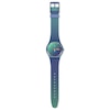 Thumbnail Image 1 of Swatch Fade To Teal Blue Dial Blue Silicone Strap Watch
