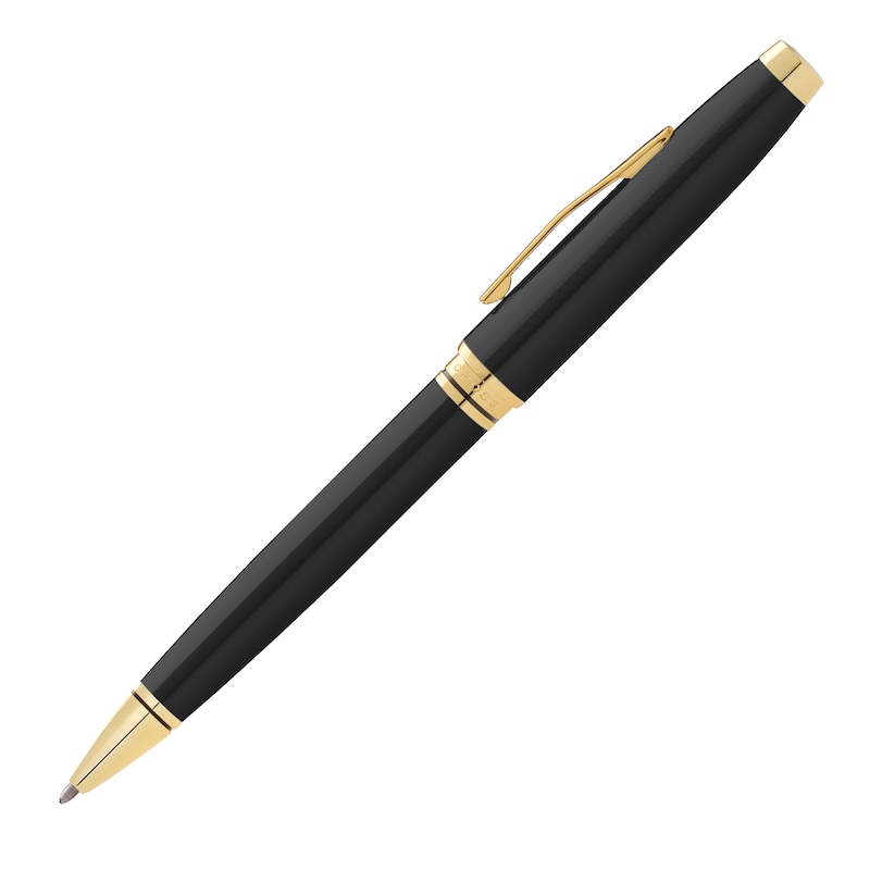 Cross Coventry Black Lacquer Gold Tone Ballpoint Pen