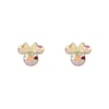 Thumbnail Image 0 of Disney 100 Sterling Silver & 18ct Gold Plated Crystal Minnie Mouse Stud Earrings