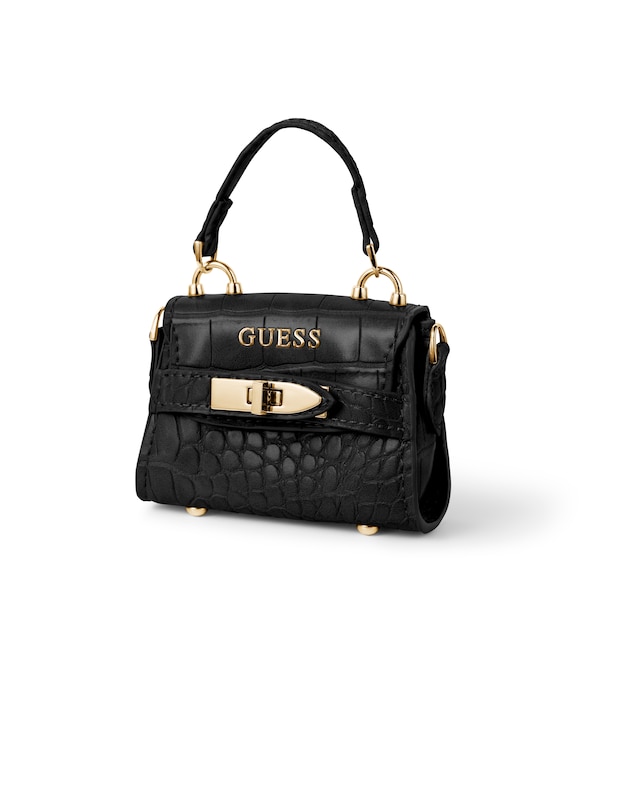 Main Image 1 of Guess Black Leather Mini Bag