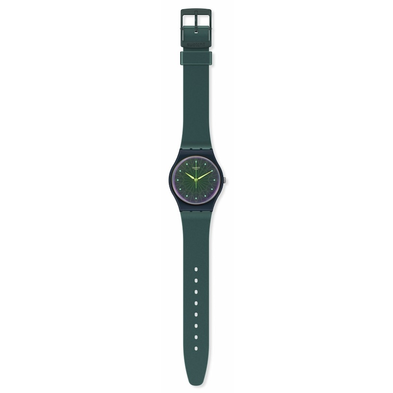 Swatch Original Gent Blue Silicone Strap Watch