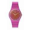 Thumbnail Image 0 of Swatch Original Gent Fuchsia Pink Silicone Strap Watch