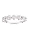 Thumbnail Image 0 of Sterling Silver Cubic Zirconia Chain Ring (Size N)