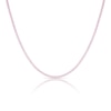 Thumbnail Image 1 of Sterling Silver Pink Cubic Zirconia Tennis Choker Necklace