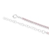 Thumbnail Image 3 of Sterling Silver Pink Cubic Zirconia Tennis Choker Necklace