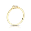 Thumbnail Image 3 of 9ct Yellow Gold Cubic Zirconia Halo Pear Ring