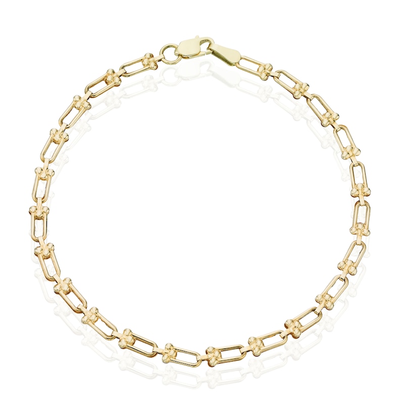 Main Image 1 of 9ct Yellow Gold Open Link Bracelet