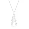 Thumbnail Image 1 of Children's Sterling Silver Moving Teddy Bear Pendant Necklace