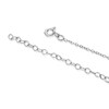 Thumbnail Image 3 of Sterling Silver Diamond Interlocking Link Pendant Necklace