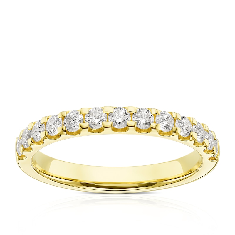 9ct Yellow Gold 0.50ct Diamond Eternity Ring