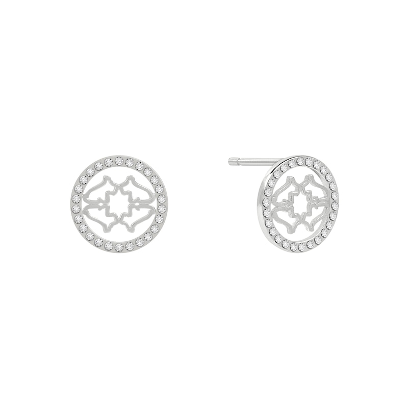 Main Image 1 of Radley Ladies' Sterling Silver Tone Heirloom Stone Set Stud Earrings