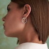 Thumbnail Image 3 of Olivia Burton Honeycomb Ladies' Stainless Steel Hoop Earrings
