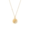 Thumbnail Image 1 of Olivia Burton Celestial Sun Ladies' Gold Tone Moon Disc Pendant Necklace