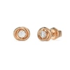 Thumbnail Image 0 of Guess Rose Gold Tone Perfect Mini Links Crystal 8mm Stud Earrings