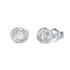 Thumbnail Image 1 of Guess Silver Tone Perfect Mini Links Crystal 8mm Stud Earrings