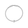 Thumbnail Image 0 of Guess Silver Tone Solitaire Detail Crystal Tennis Bracelet