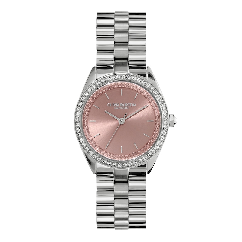 Main Image 1 of Olivia Burton Bejewelled Stainless Steel Bracelet Watch