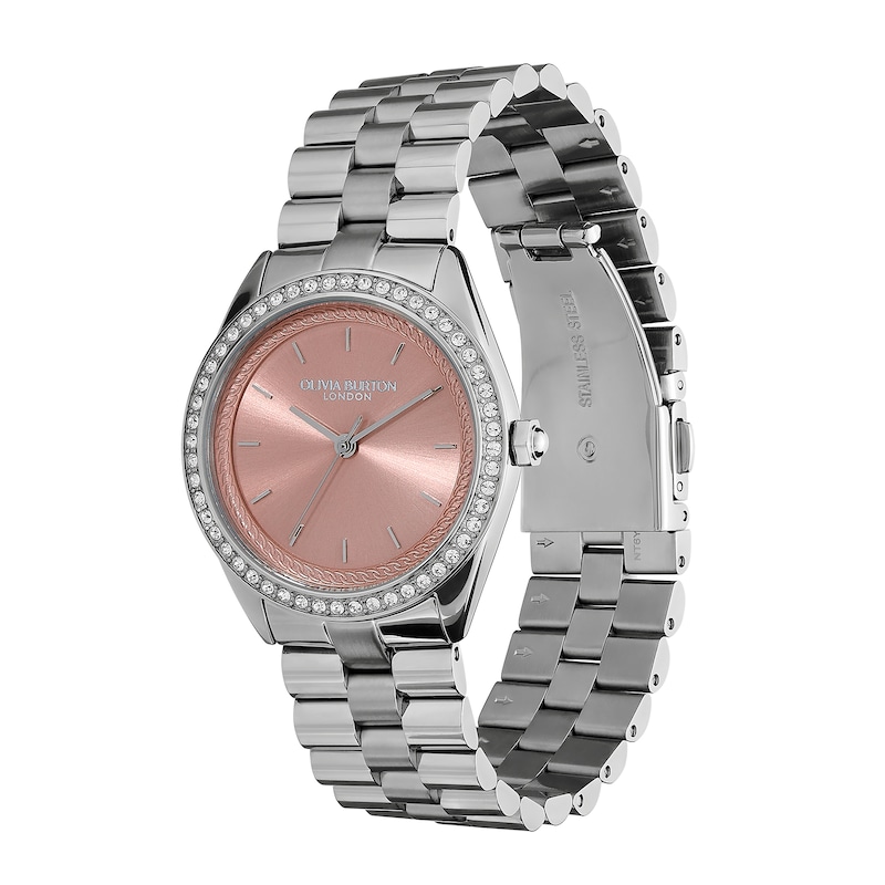 Main Image 2 of Olivia Burton Bejewelled Stainless Steel Bracelet Watch