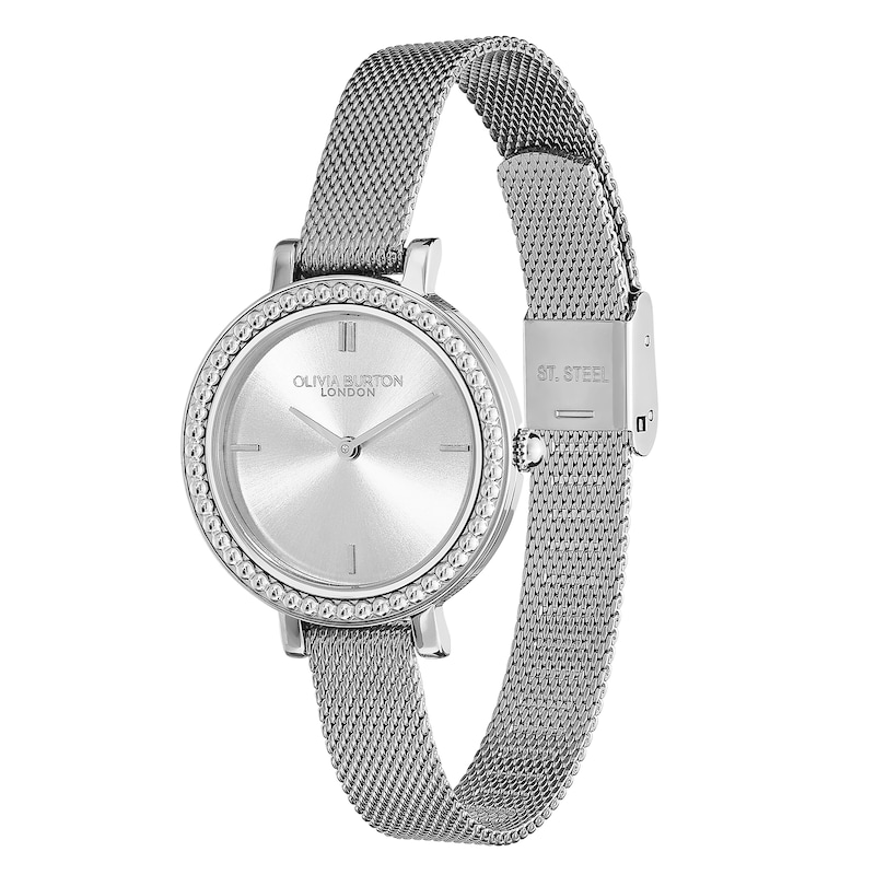 Main Image 2 of Olivia Burton Vintage Beaded Stainless Steel Mesh Watch