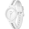 Thumbnail Image 1 of HUGO #LIT Ladies' White Silicone Strap Watch