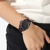 Thumbnail Image 3 of HUGO #COMPLETE Men's Black Leather Strap Watch