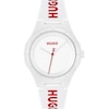 Thumbnail Image 0 of HUGO #LIT Men's White Dial White Silicone Watch