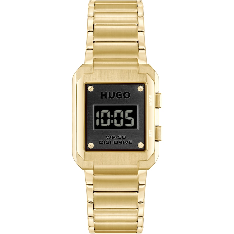 Main Image 1 of HUGO #THRIVE Men's Light Gold Tone Digital Watch