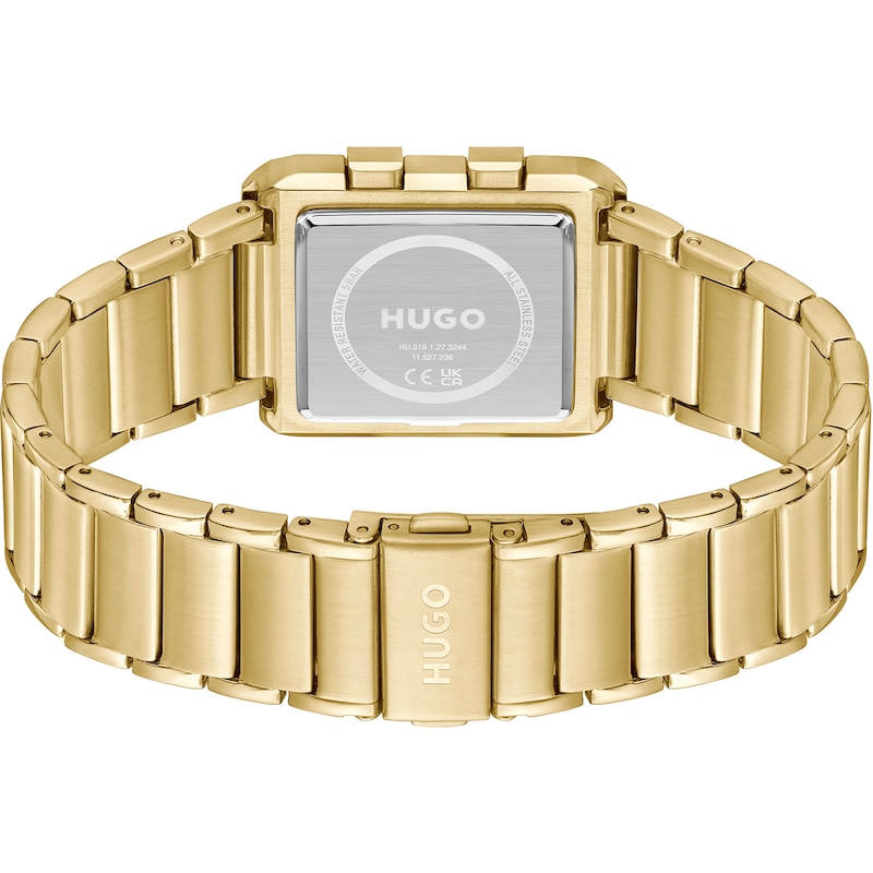 Main Image 3 of HUGO #THRIVE Men's Light Gold Tone Digital Watch