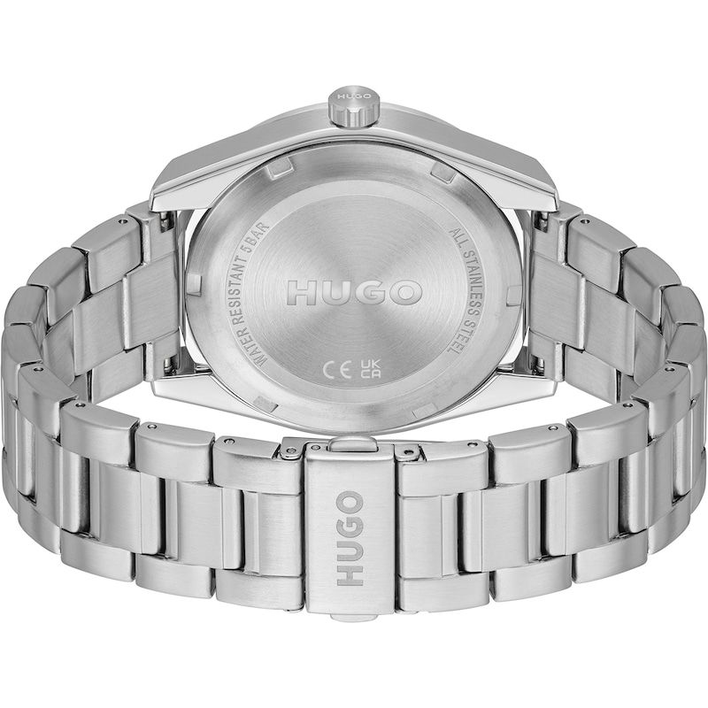 Main Image 3 of HUGO #BRIGHT Men's Bue Dial Stainless Steel Bracelet Watch