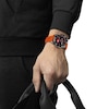 Thumbnail Image 5 of T-Touch Connect Orange Silicone Strap Digital Smart Watch