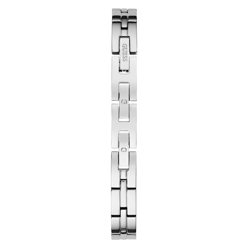 Main Image 3 of Guess Ladies' Silver Tone Stone Set Half Bangle Watch