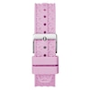 Thumbnail Image 2 of Guess Ladies' All Pink Logo Detail Silicone Strap Watch
