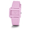 Thumbnail Image 4 of Guess Ladies' All Pink Logo Detail Silicone Strap Watch