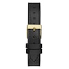 Thumbnail Image 3 of Guess Ladies' Gold Tone Logo Detail Dial Black Leather Strap Watch