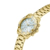 Thumbnail Image 3 of Guess Ladies' Blue Dial Gold Tone Stainless Steel Bracelet Watch