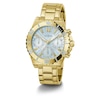 Thumbnail Image 4 of Guess Ladies' Blue Dial Gold Tone Stainless Steel Bracelet Watch