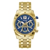 Thumbnail Image 1 of Guess Men's Blue Chronograph Dial Gold Tone Bracelet Watch