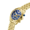 Thumbnail Image 4 of Guess Men's Blue Chronograph Dial Gold Tone Bracelet Watch