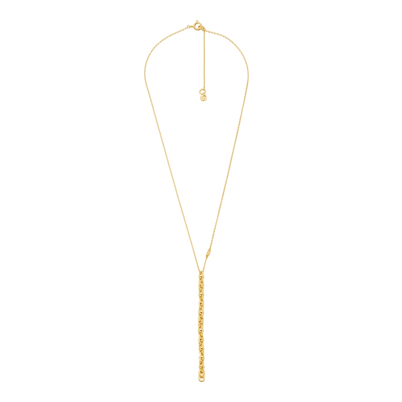 Main Image 2 of Michael Kors Ladies' Astor Link 14ct Gold Plated Lariat Necklace