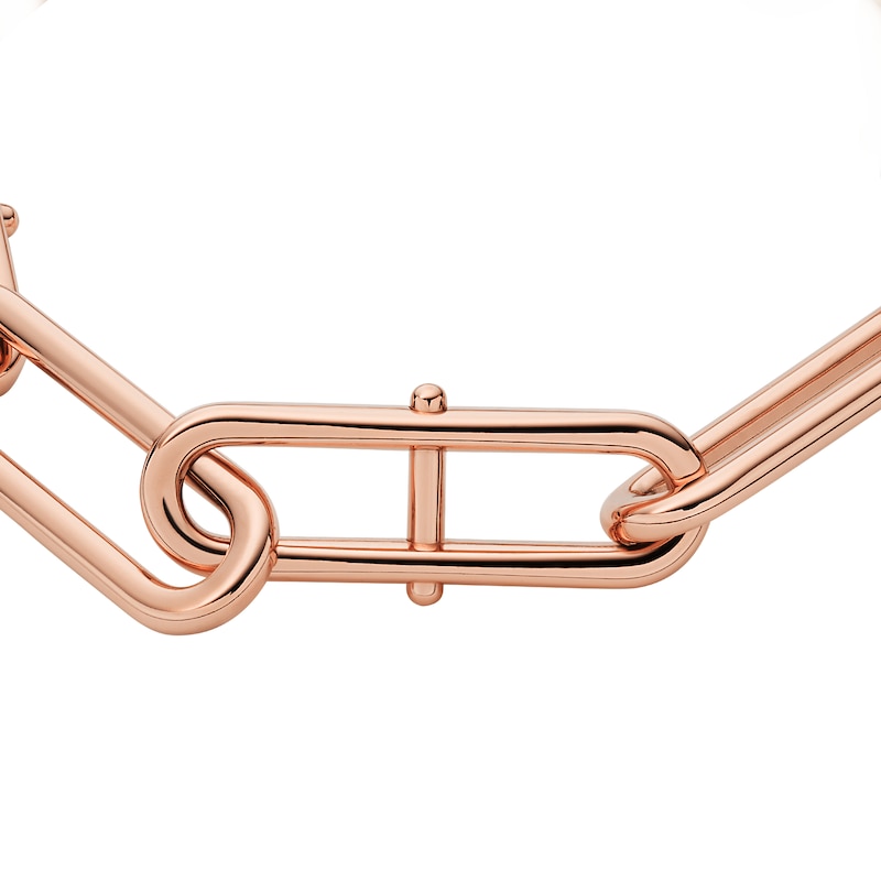 Main Image 4 of Fossil Heritage Ladies' D-Link Rose Gold Tone Chain Bracelet