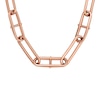 Thumbnail Image 1 of Fossil Heritage Ladies' D-Link Rose Gold Tone Chain Necklace